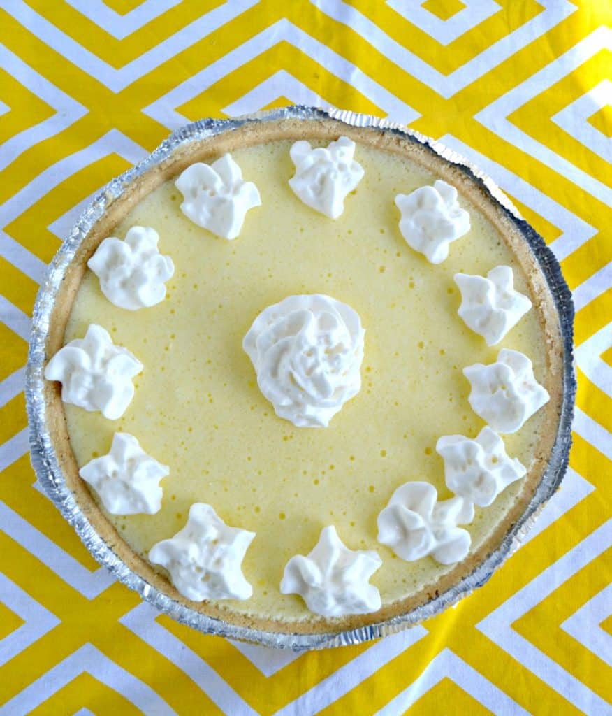 This Lemon Chiffon Pie tastes amazing and has an airy texture. 