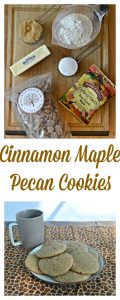 Nothing says fall like these Cinnamon Maple Pecan Cookies
