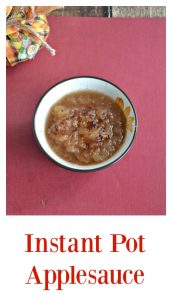 Easy Instant Pot Applesauce is ready in minutes