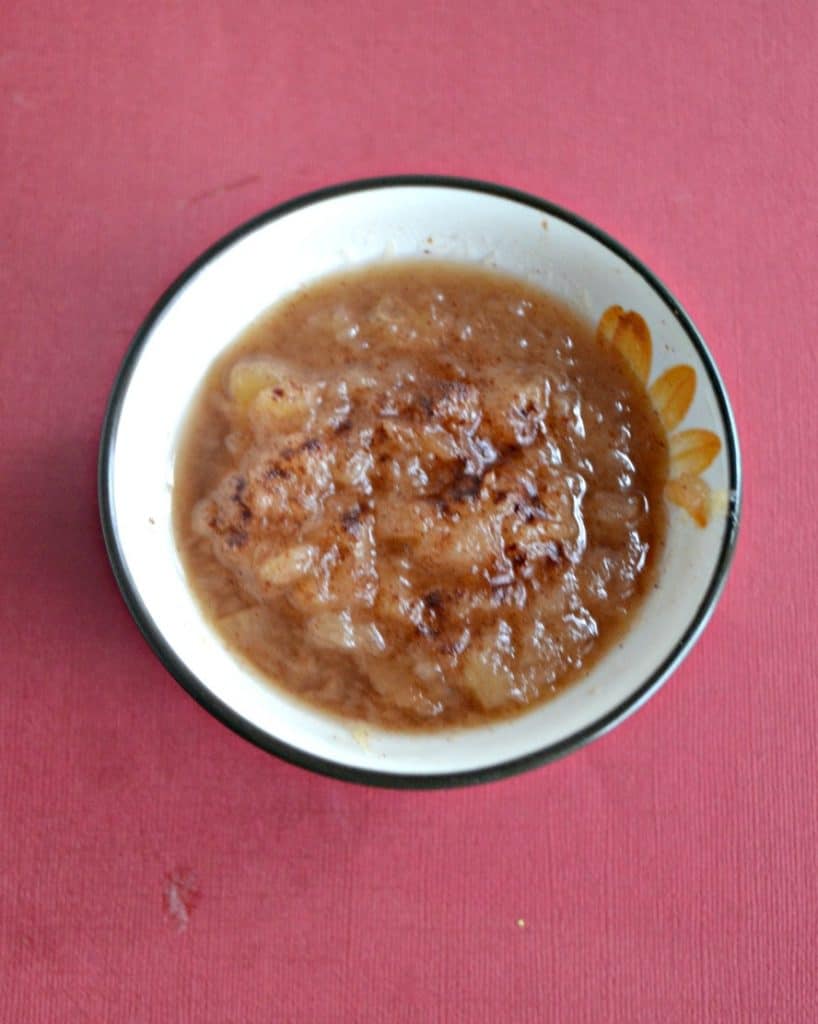 It only takes a handful of ingredients and a few minutes to make Instant Pot Applesauce