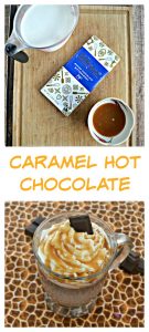 It's easy to make your own Caramel hot Chocolate at home