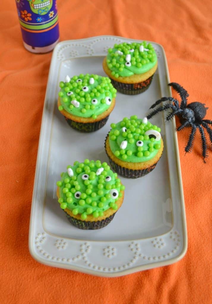 Kids will love helping to make these sprinkle filled Hocus Pocus Cupcakes