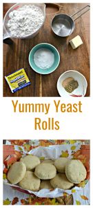 Everything you need to make Yummy Yeast Rolls