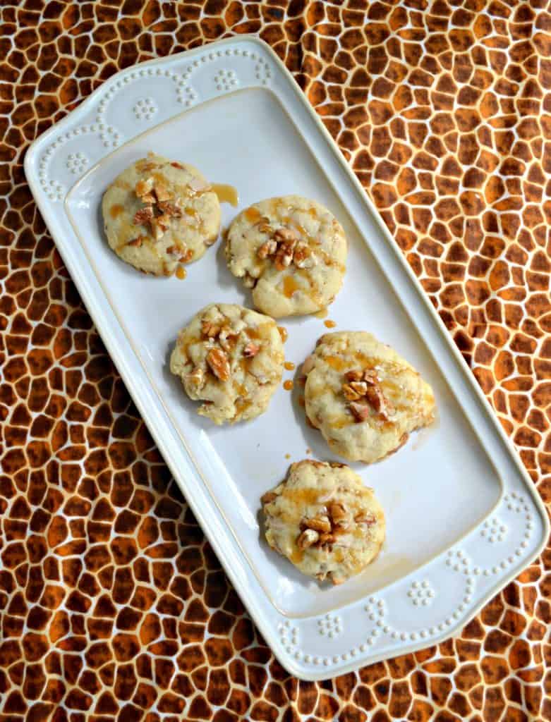 Need a holiday cookie? Try these Caramel Butter Pecan Cookies!