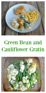 It's easy to make Green Bean and Cauliflower Gratin