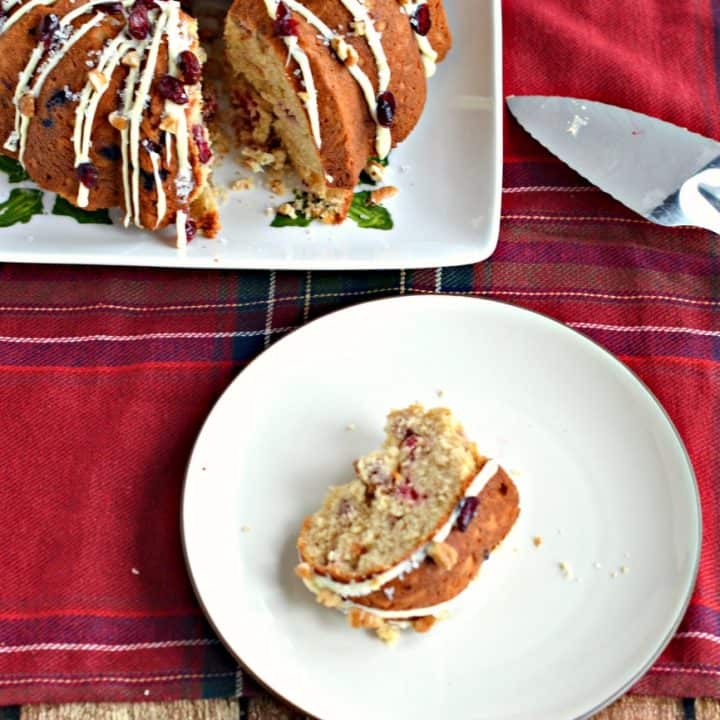 Dig in to this Cranberry Pecan Bundt Cake