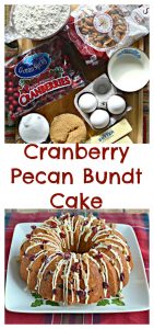 Ingredients for Cranberry Pecan Bundt Cake