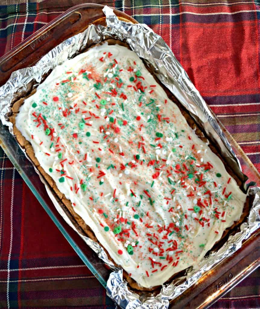 Gingerbread Bars with fluffy Cream Cheese Frosting