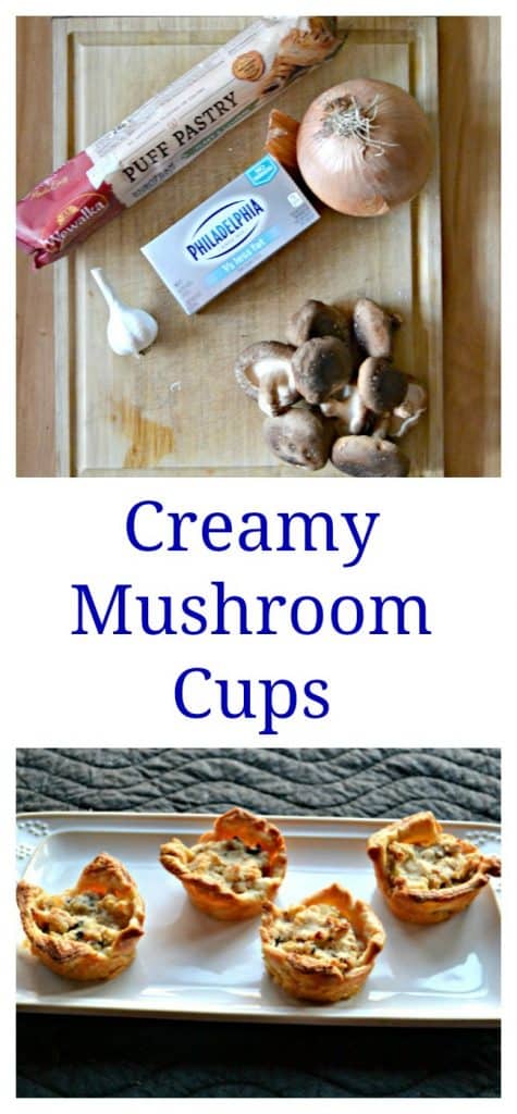 Everything you need to make Creamy Mushroom Cups