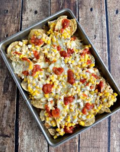 Grab a fork and dig into these Mexican Street Corn Nachos