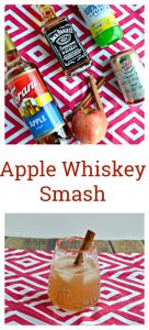 Everything you need to make an Apple Whiskey Smash