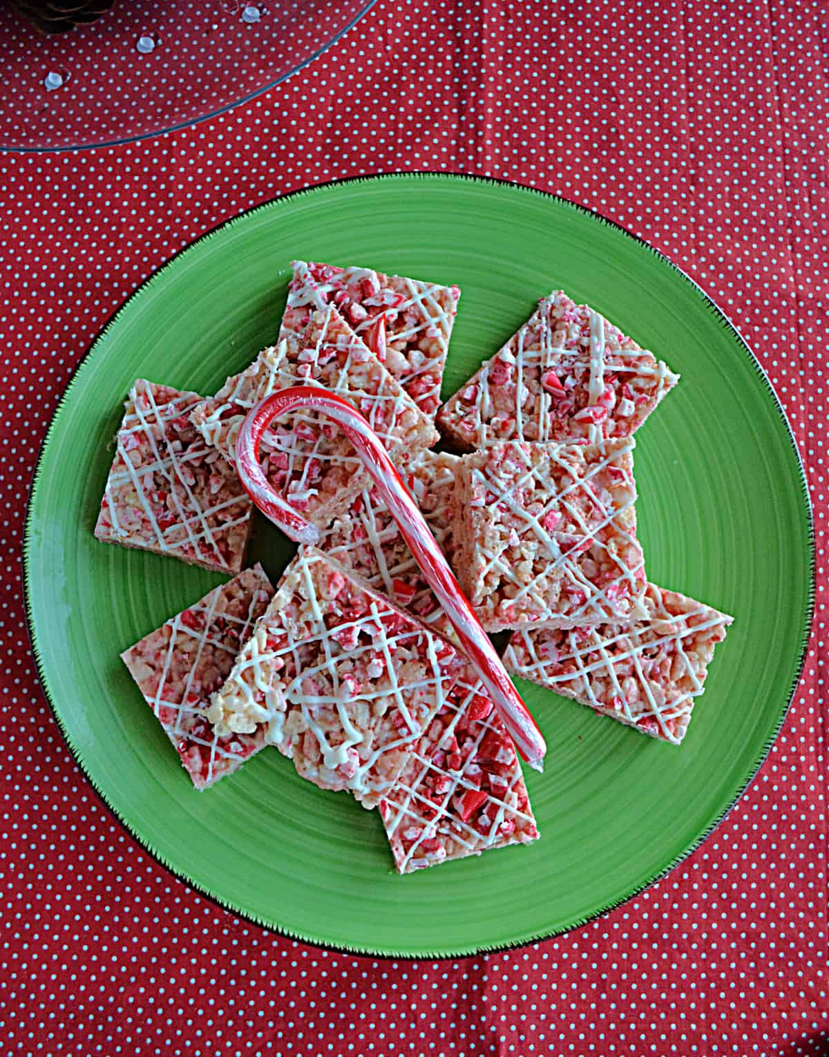 Candy Cane Rice Krispies Treats - Hezzi-D's Books and Cooks