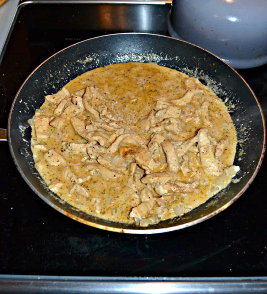 Chicken in a Queso Sauce