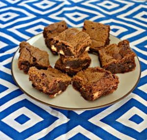 Cookie Butter Brownies with Triple Chocolate Chips