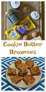 Everything you need to make Cookie Butter Brownies