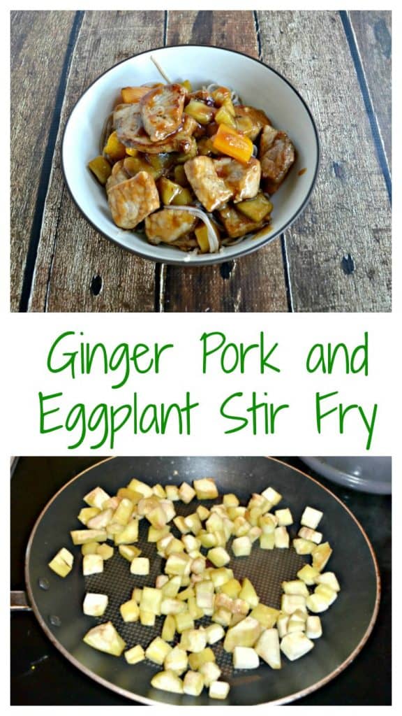 Ginger Pork and Eggplant Stir Fry