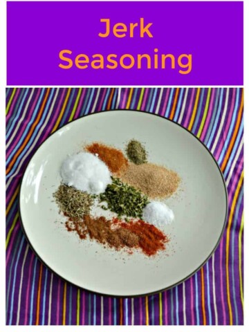 Everything you need to make Jerk Seasoning