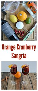 Everything you need to make Orange Cranberry Sangria