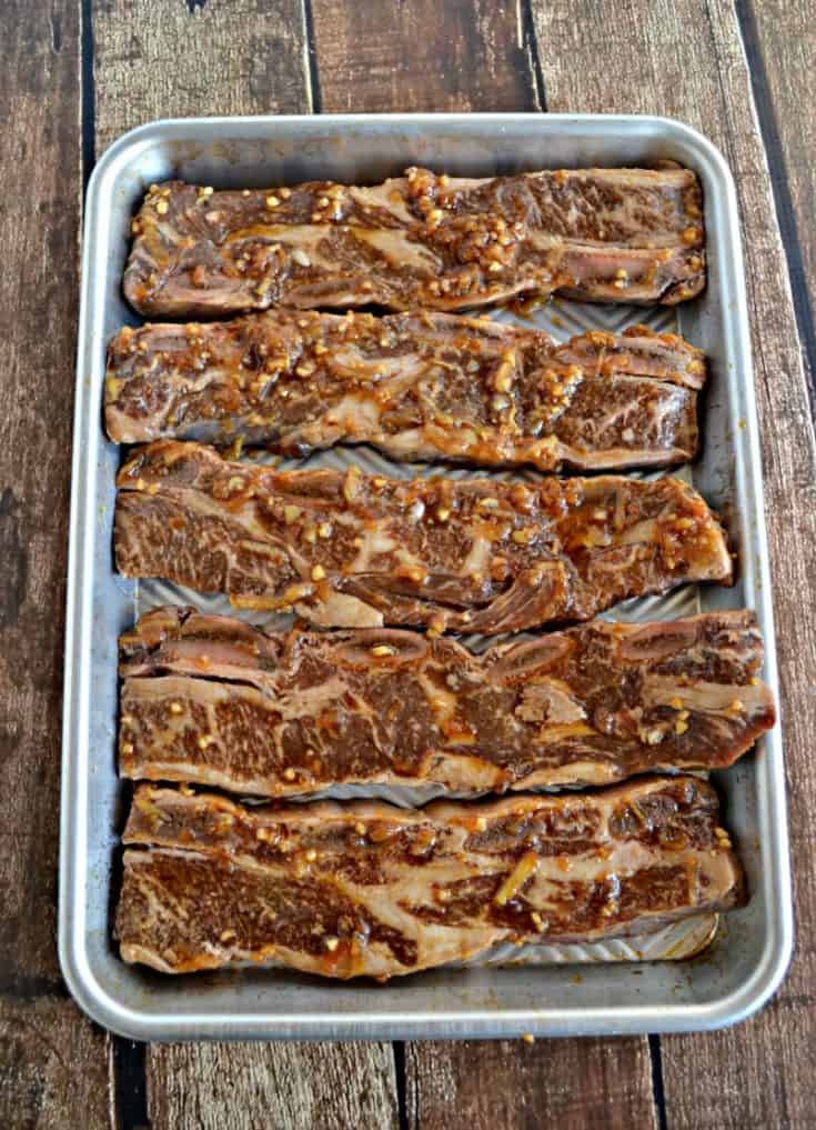 Korean BBQ Flanken-Style Short Ribs - Hezzi-D's Books and Cooks