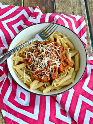 Dig into Slow Cooker Bolognese