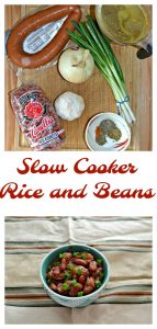 Everything you need to make Slow Cooker Rice and Beans