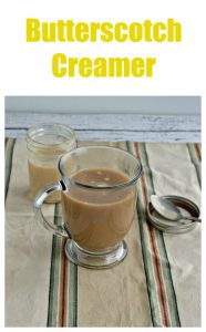 Butterscotch Creamer in Coffee