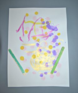 Coloring and craft sticks