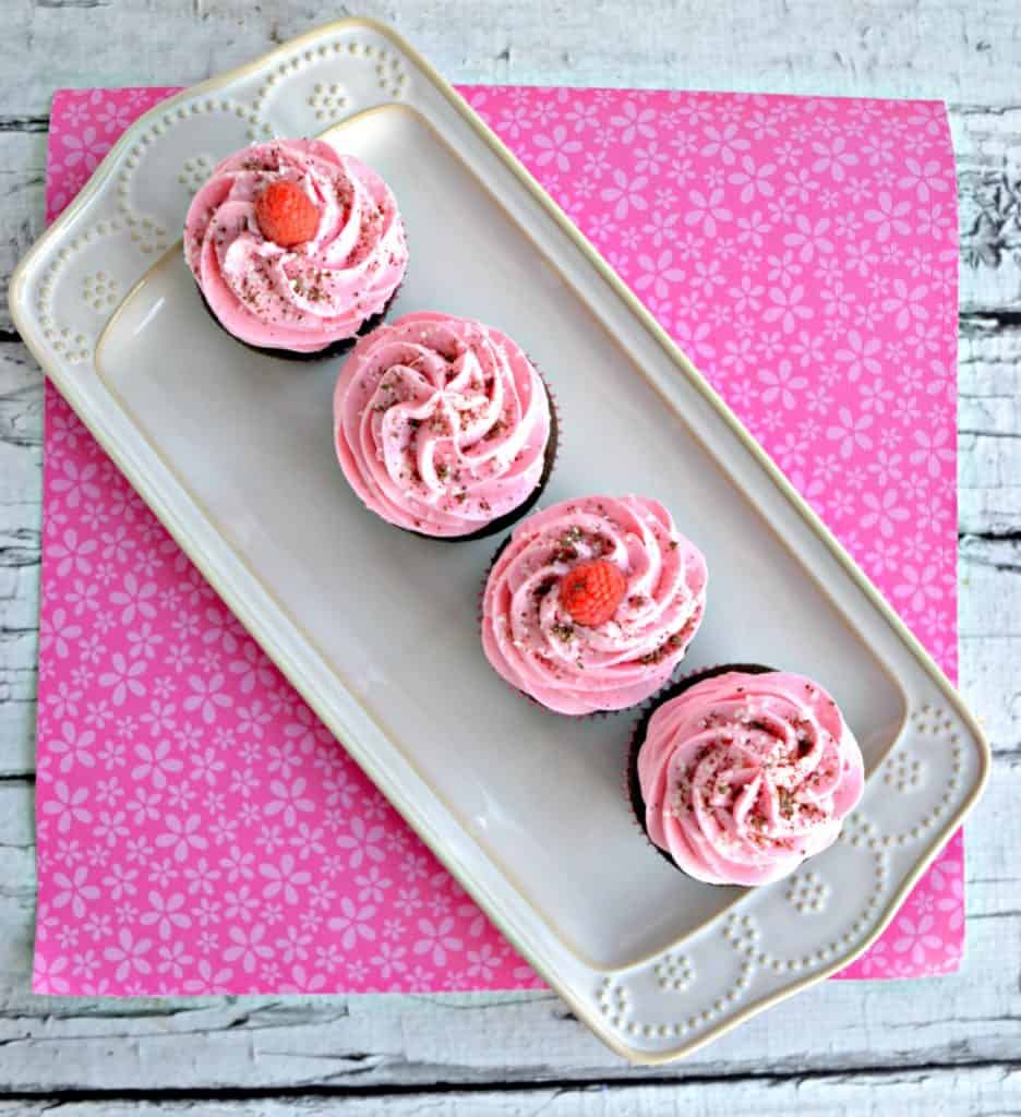 Chocolate Raspberry Mocha Cupcakes