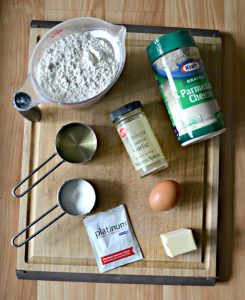 Ingredients for Garlic Rolls
