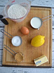 Everything you need to make Baked Lemon Sunrise Donuts