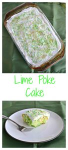 How to make Lime Poke Cake