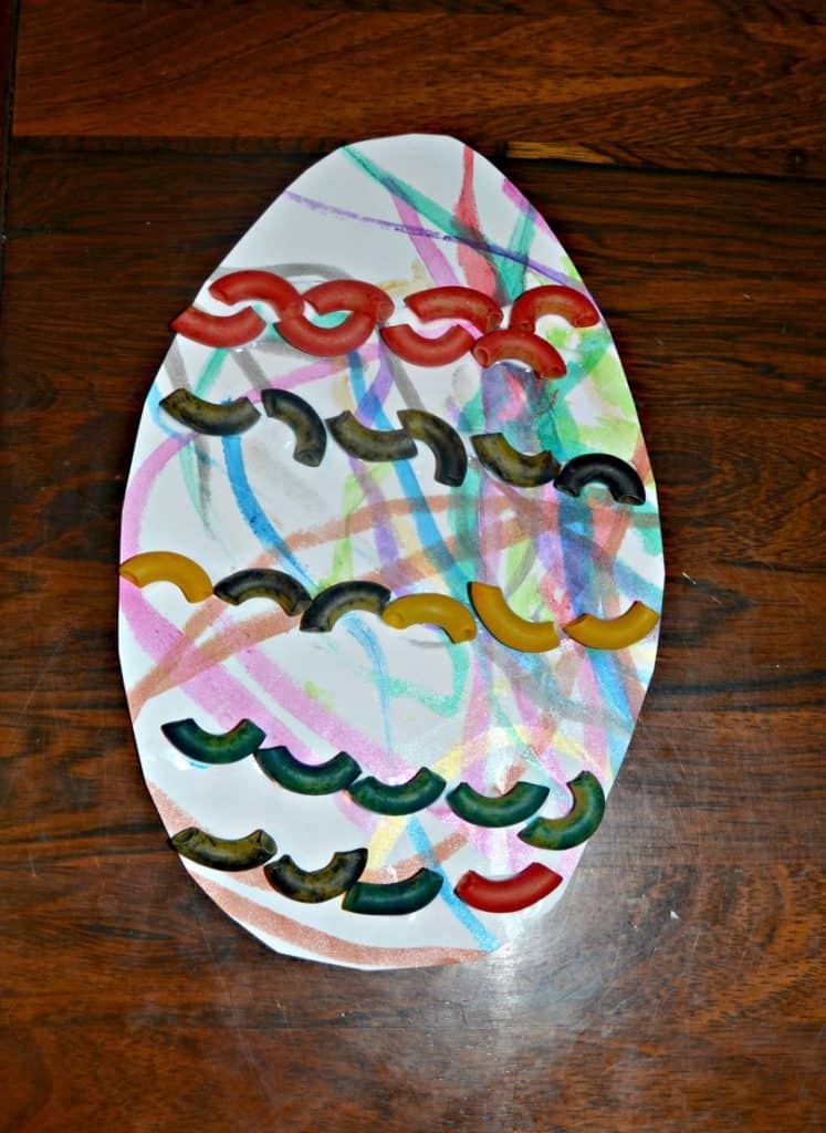 Pasta Easter Egg Craft