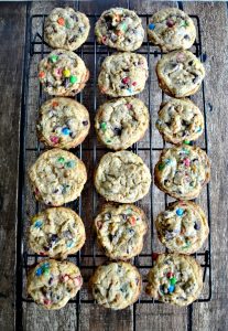 Sugar Cone Chocolate Chip Cookies out of the oven