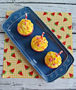 Pink Lemonade Cupcakes with Sprinkles