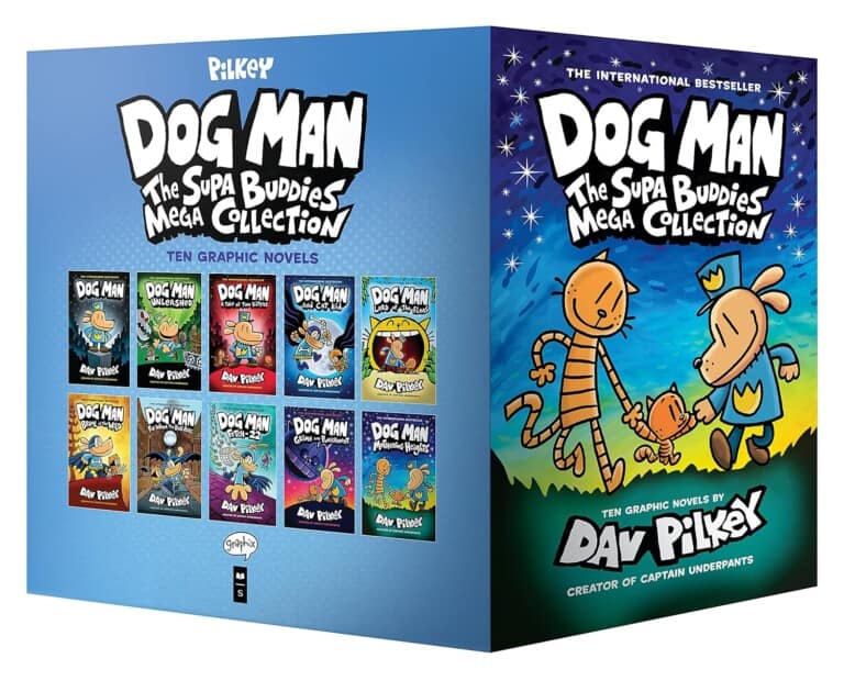 A case of DogMan books.