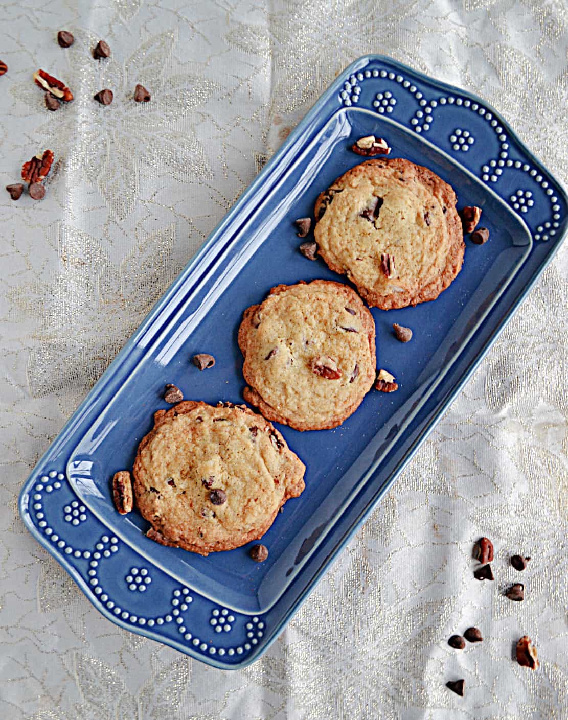 Caramel Turtle Cookies with Pecans