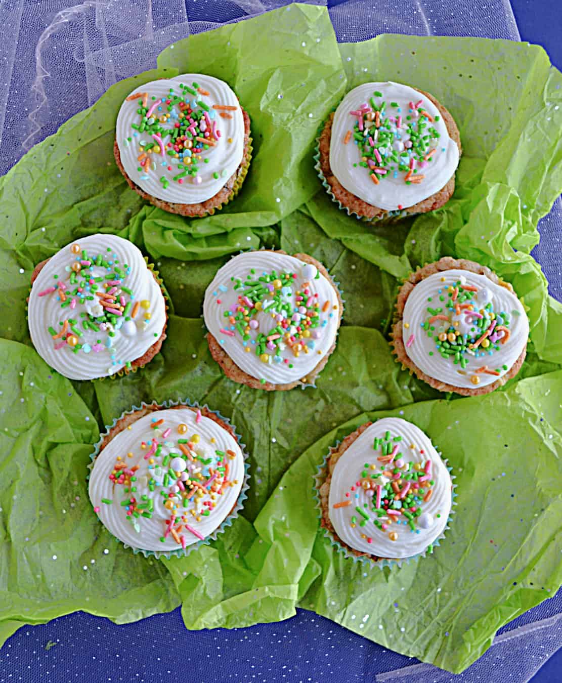 Carrot Cake Cupcakes with Orange Cream Cheese Frosting