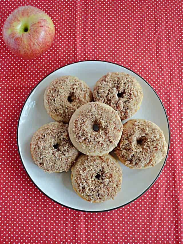 Apple Cider Donuts with Pecan Sugar Topping Story