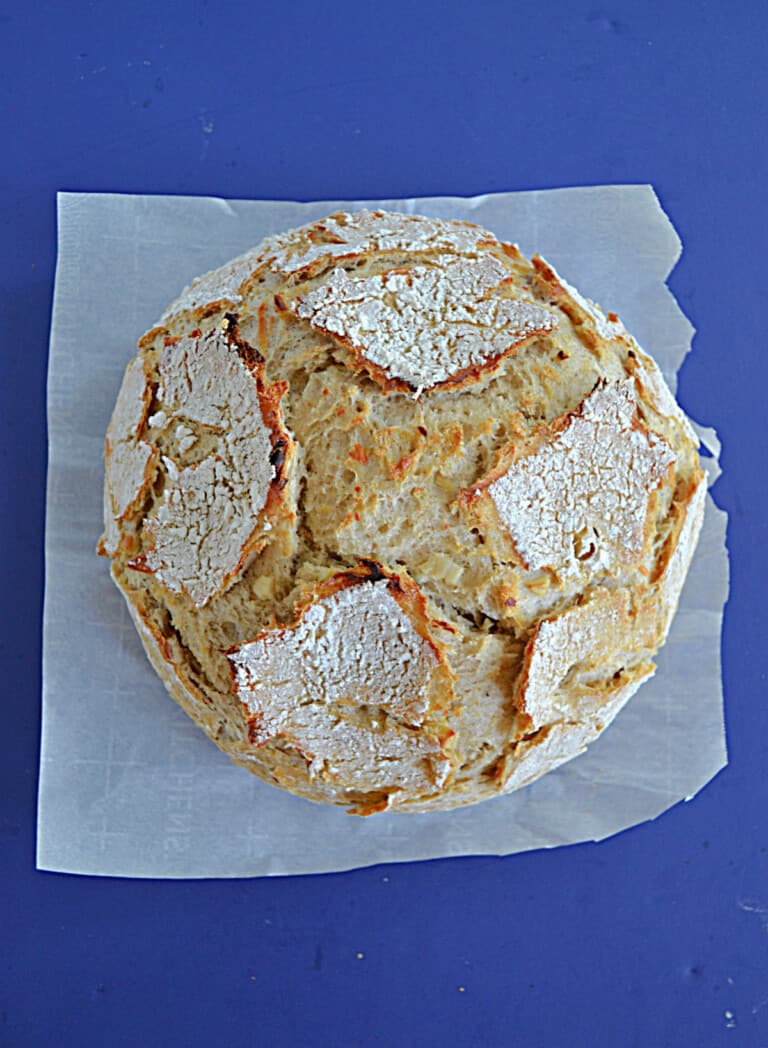 Garlic Parmesan Sourdough Bread