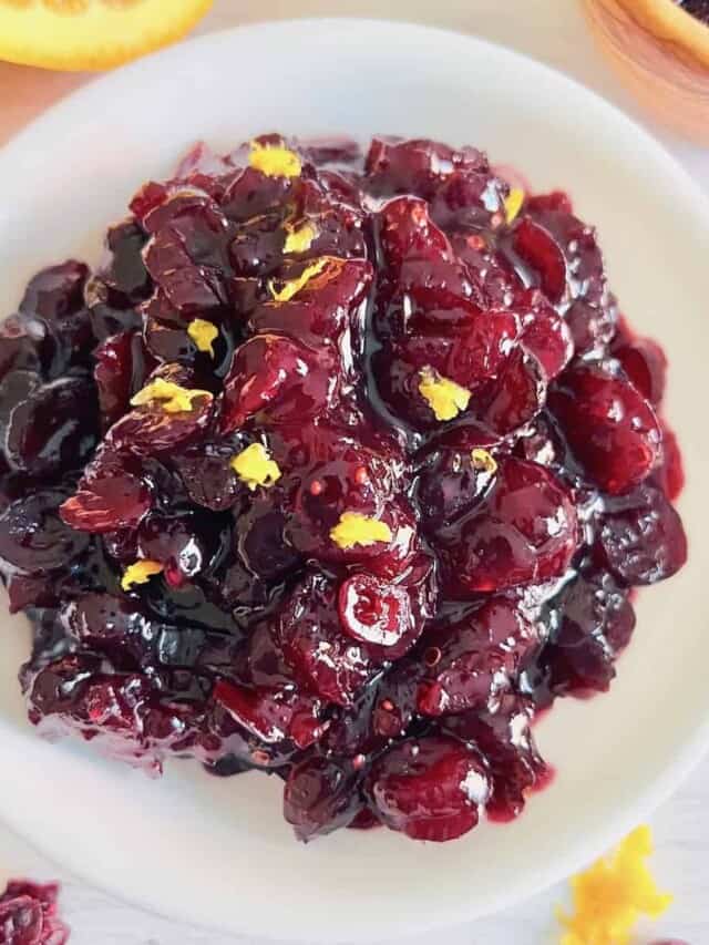 Cranberry Sauce with Bourbon and Orange Story