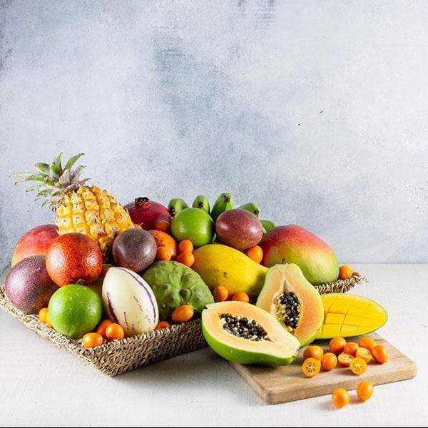 A basket of fruit.