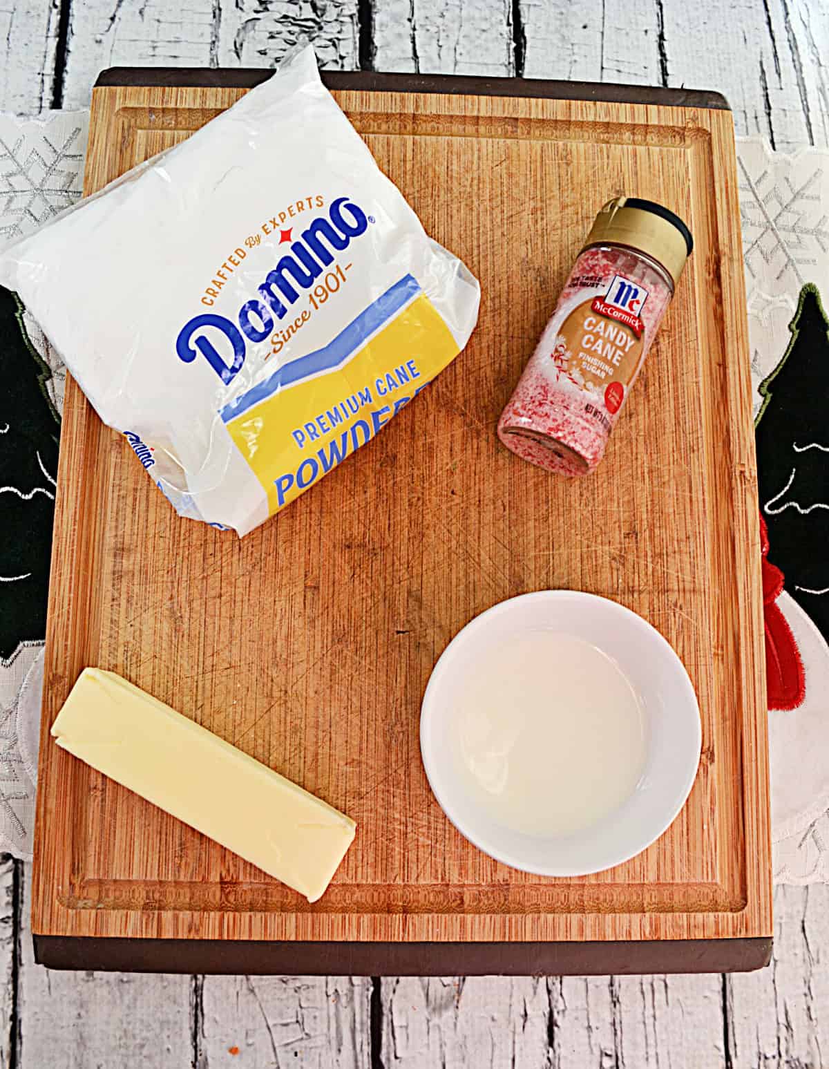 Ingredient for Peppermint Buttercream Frosting