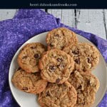 Pin Image: Text title, a plate of cookies.