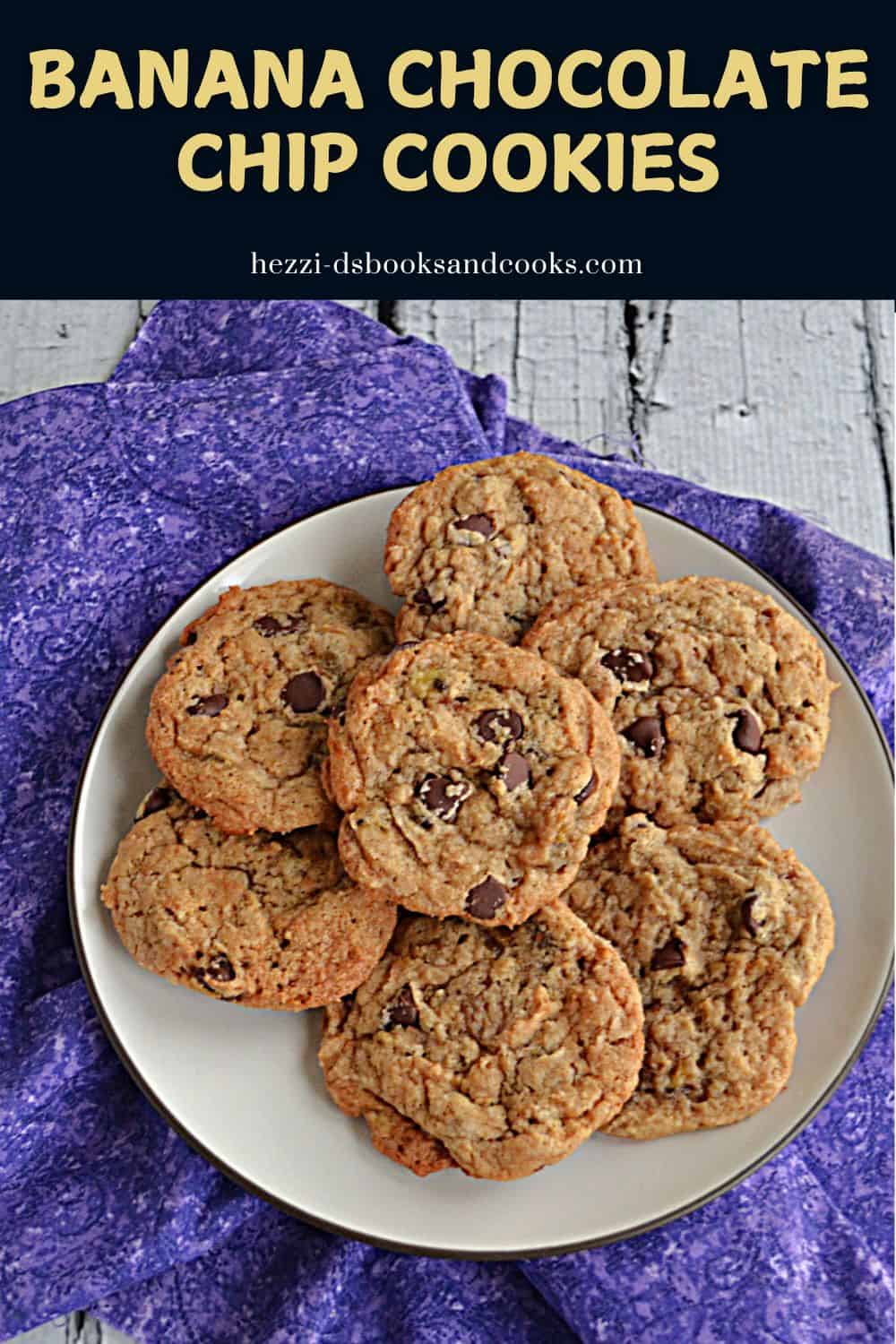 Pin Image: Text title, a plate of cookies.