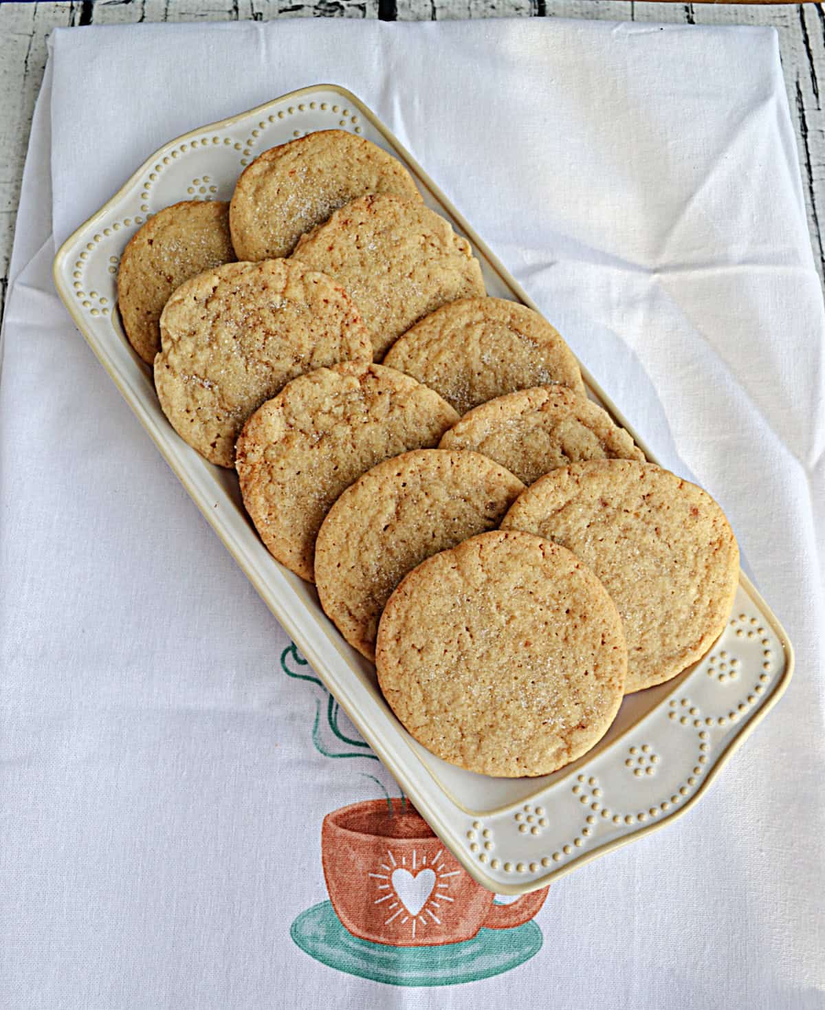 A platter of cookies.