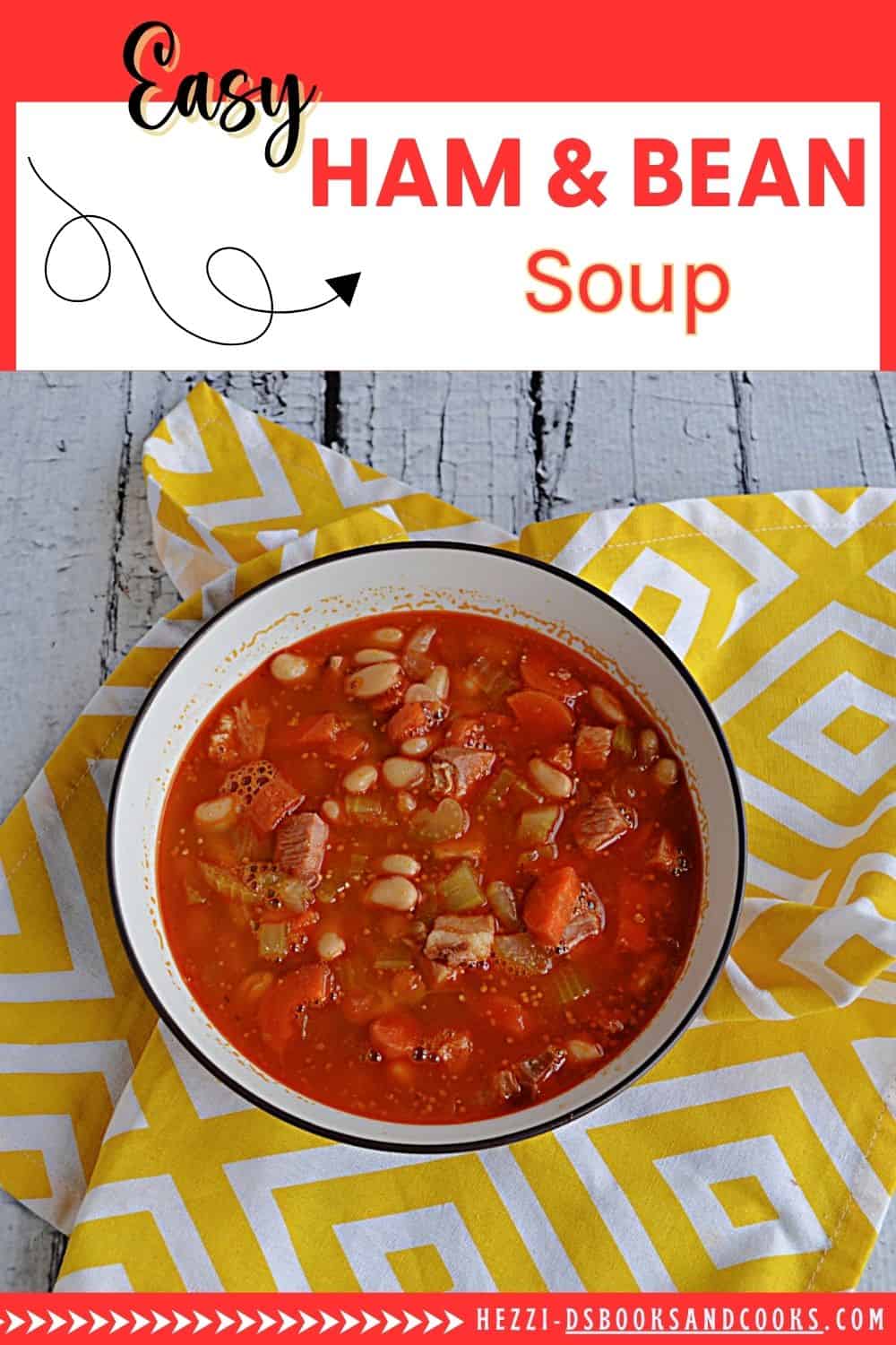 Pin Image: Text title, a bowl of soup.