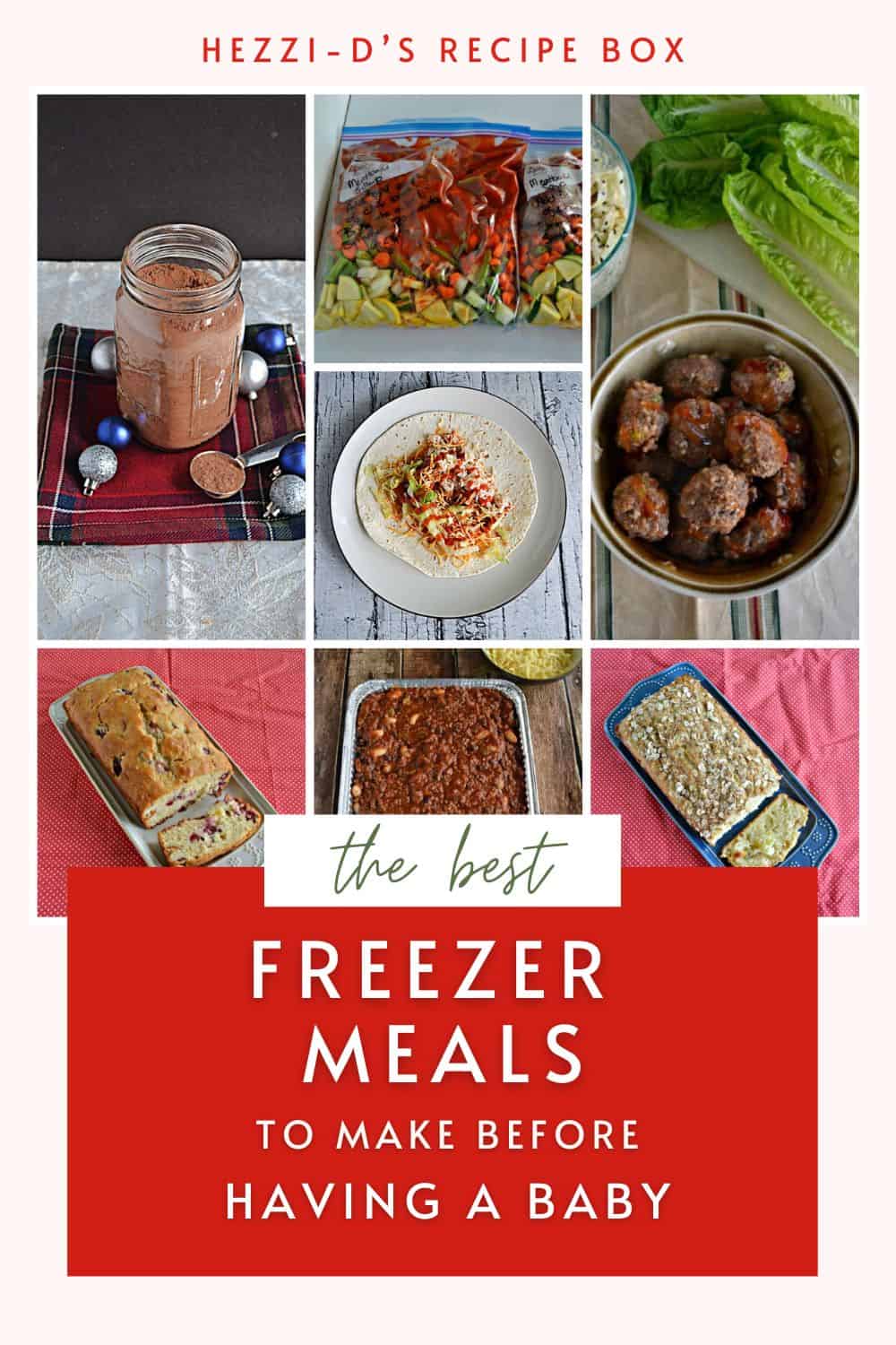 Freezer Meals to Prepare Before Baby