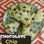 Pin Image: Title, a plate piled high with scones.