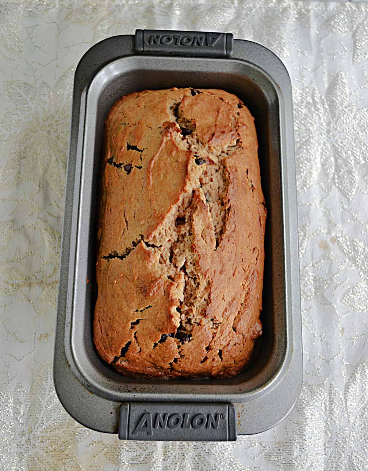 A loaf of peanut butter bread.