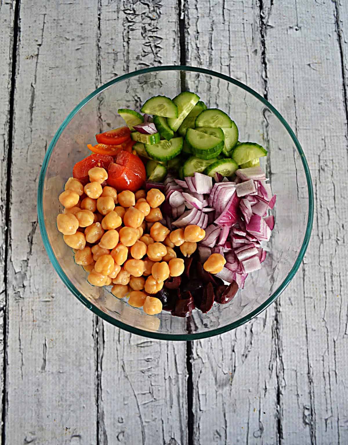 A bowl of vegetables.